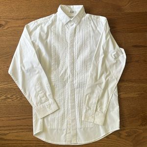 Calvin Klein tuxedo shirt.